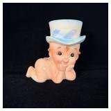 Vintage Kewpie Style Ceramic Planter 5.5'