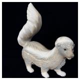 Zephir porcelain Skunk figurine tail has been
