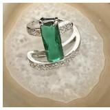 Sterling Silver Cocktail Ring sz. 6