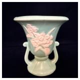 Weller Pottery Cameo Double Handled Vase 7' >