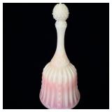 Fenton Rosalene Faberge Pink White Ombre Ribbed
