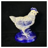 Delft Holand Blue Ceramic Rooster 6'