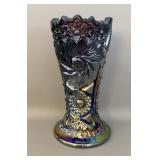 Imperial Glas Amethyst Hobstar Vase 6'