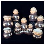 Vintage Goebel Friar Tuck Monk Service Set
