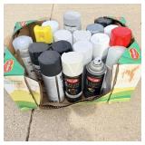 Box of spray paint