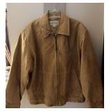 St. Johns Bay Tan Suede Coat sz L