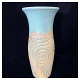 Signed Clay Pottery Vase