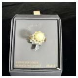 New in box Simulated Pearl Ring sz 8