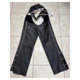 Hot leathers leather chaps size small