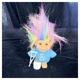 Vintage Get Well Soon Troll Doll