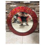 23 inch mosaic wall mirror