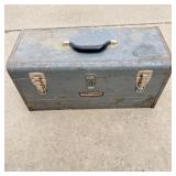 Vintage craftsman metal toolbox