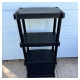 4ï¿½ plastic shelving unit