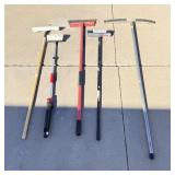 Squeegee, 12 inch flat blade scraper, adjustable