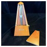 Vintage Wooden Seth Thomas Metronome Maelzel Style