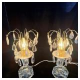 Pair Vintage Hollywood Regency Style Waterfall >