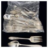 Bag of National Silver Co Silverware
