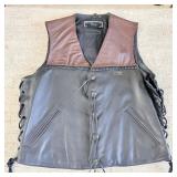 Vintage Willie G Harley Davidson 2 Tone Leather >
