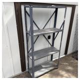 5 foot tall metal shelving unit