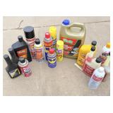 All full or mostly full automotive fluids oil>