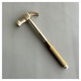 Vintage Gam Mfg Claw Hammer With Brass Nesting