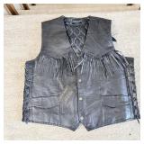 New w/ tags Vintage Rebel Ryder Leather Fringe >