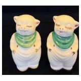 1940's Shawnee Pottery Smiley Pig Salt & Pepper >