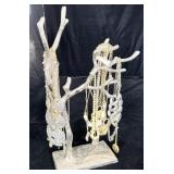 Tree Necklace Holder filled with Necklaces