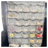 Closet Hanging Jewelry Organizer filled w/ Jewelry
