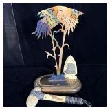 Whispering Wings Bald Eagle Copper Figurine >