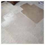 2 hard plastic office chair mats 3ï¿½ x 4ï¿½