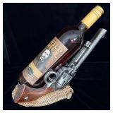 Gun Slinger Wine Bottle Holder w/ Prairie Berry >