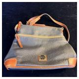 Black & Brown Leather Dooney & Bourke Pebble