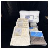 NEW Pillow Inserts, Curtains & Table Cloths