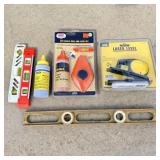 New chalk reel and laser level set with extra