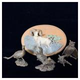 Avon American bronze collection ringneck