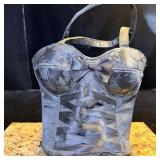 Black Corset Style Handbag