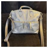 Dooney & Bourke Black Leather Dillen Double