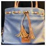 Navy Blue Leather Dooney & Bourke Wakefield