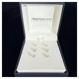 New in box (3) Argento Vivo Sterling Silver >
