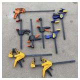 Quick rip bar clamps IRWIN WORX WOLFCRAFT