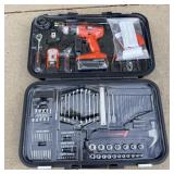 New or like new Black & Decker tool set with 18 V