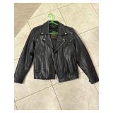 Vintage Barneys leather jacket size large