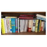 Shelf of miscellaneous books