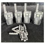 (4) Cobra MicroTalk CX112 Two Way Radios