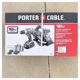 New Porter cable 18 V two tool combo kit drill