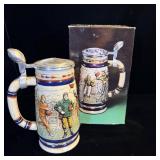 Avon Great American Fotoball Ceramic Stein in box