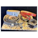 (6) Leather Belts