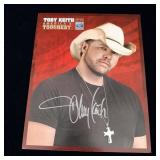 Autographed Toby Keith Promotional Picture