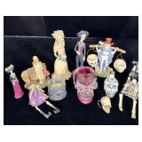 Day of the Dead Mexican Figureines, skulls &>